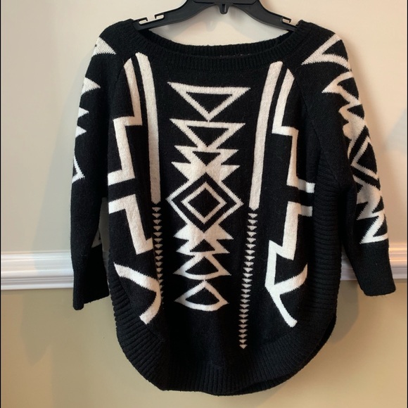 Express Sweaters - Express sweater Aztec print circle hem size small